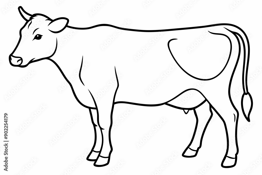 cow line art vector illustration
cow line art vector illustration