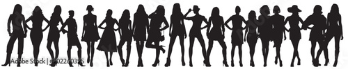 fashion girl people silhouette