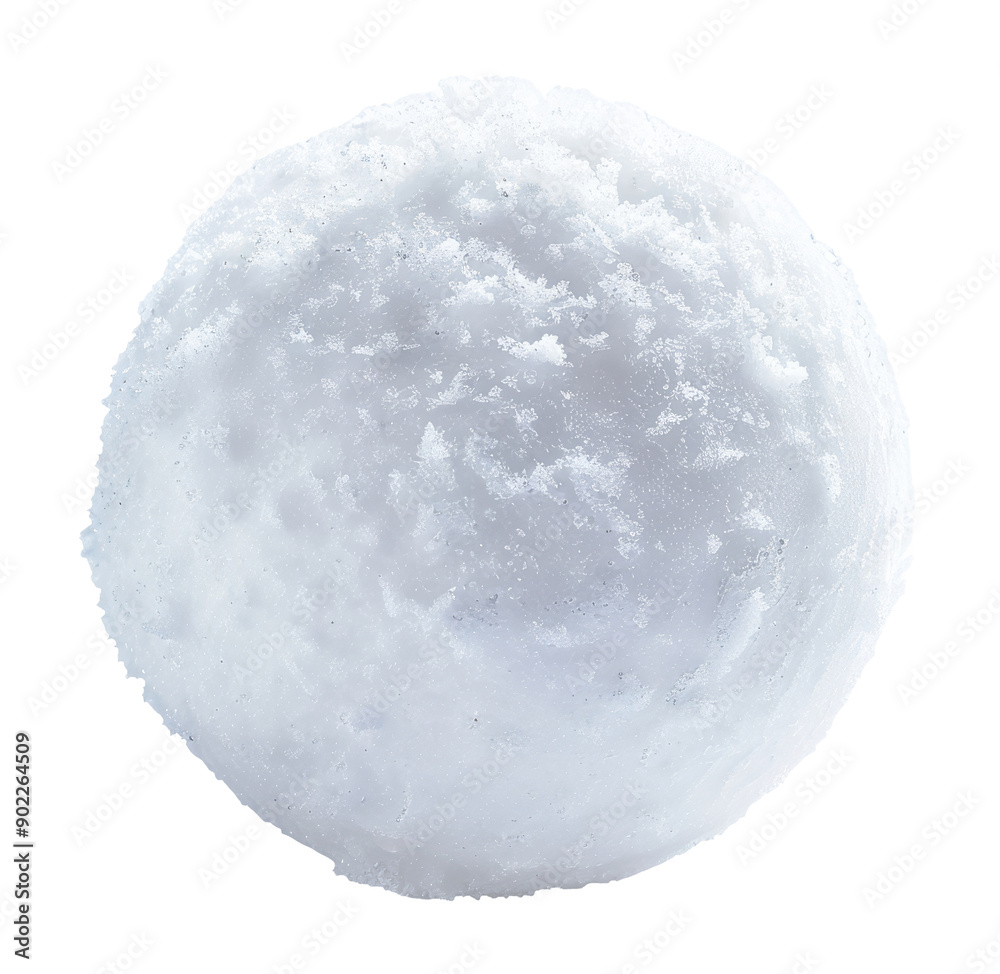 Snowball isolated on transparent background Snowball isolated on transparent background