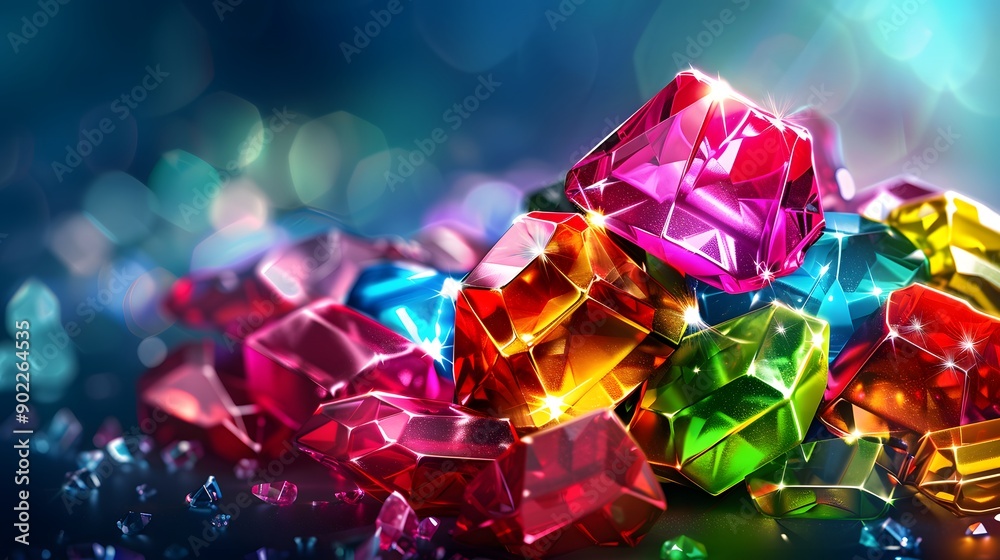 colorful diamond