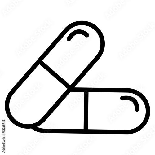 Multivitamin  Icon Element For Design