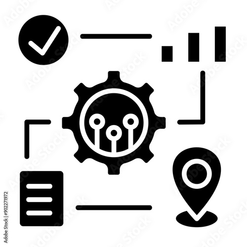 Technology Roadmap Icon