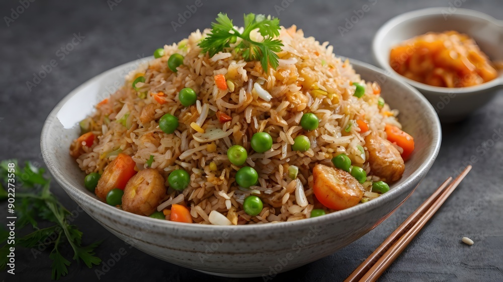 Shrimp Fried Rice with Peas and Tomato Shrimp Fried Rice with Peas and Tomato