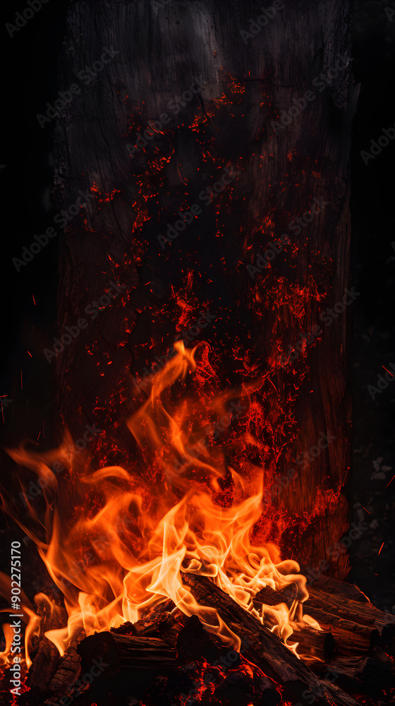 The Flame Ignites: A Poignant Metaphor of Power, Potential, and Transformation