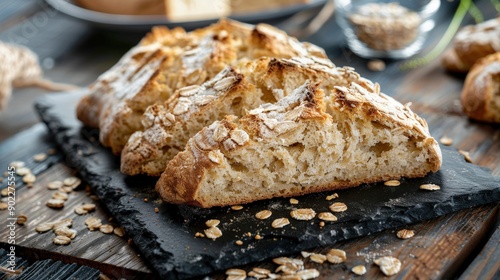 Rustic Irish Soda Bread with Oats  photo