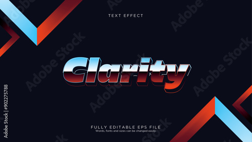Clarity Font Style Text Effect