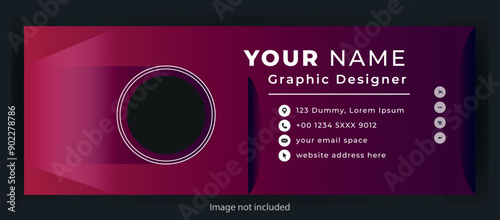 business banner and email design