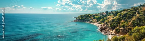 Tranquil Coastal View in Greece