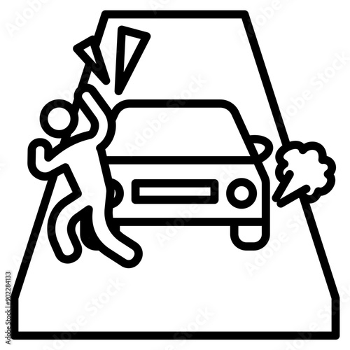 Road Collision icon