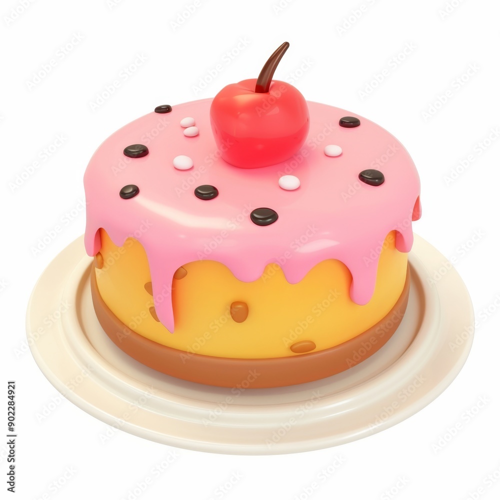 cute cheesecake isolated on white background cute cheesecake isolated on white background