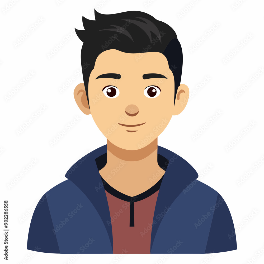 Boy character Silhouette Vector Illustration Boy character Silhouette Vector Illustration