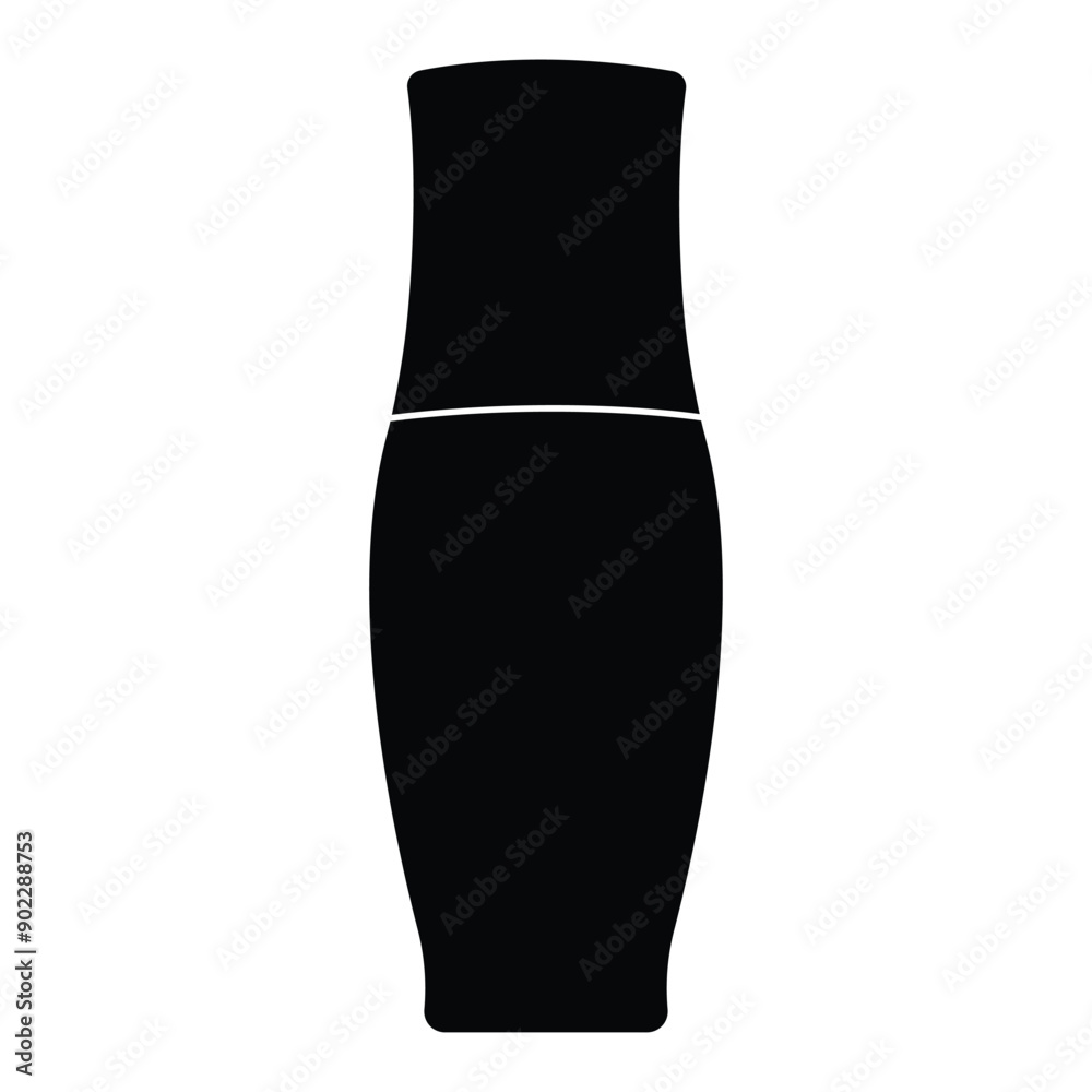 Cosmetic product. Outline isolated on white background. Vector illustration Cosmetic product. Outline isolated on white background. Vector illustration