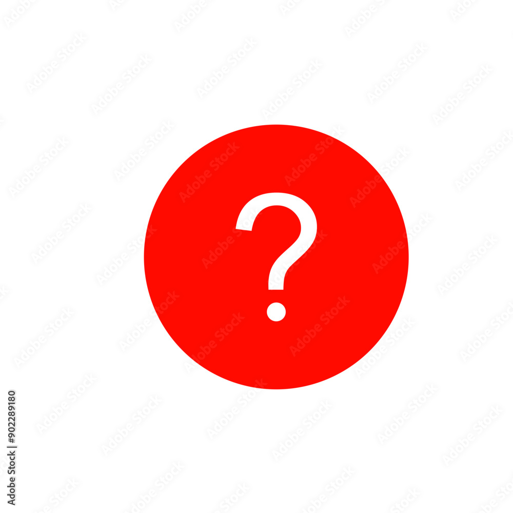 Question mark icon set, FAQ questions symbol on a white background.