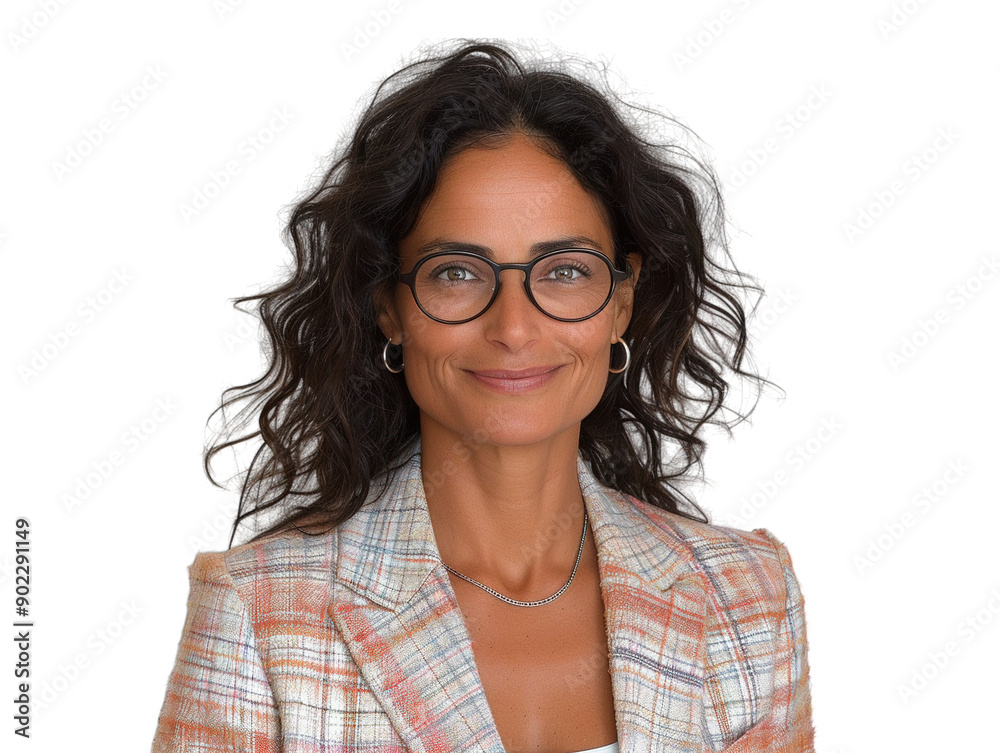 Obraz premium portrait of a woman with glasses