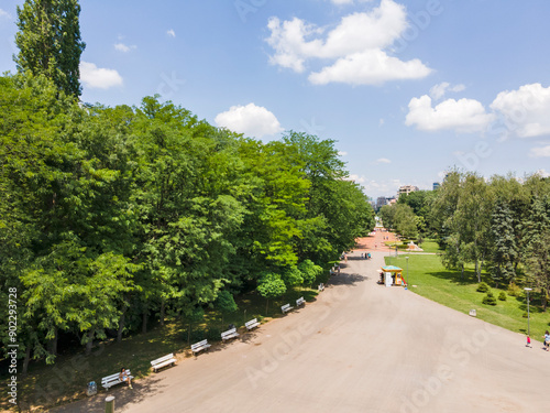 South Park in city of Sofia, Bulgaria