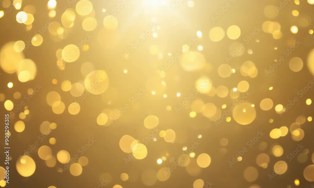 Luxurious Gold Bokeh Background: Premium Design