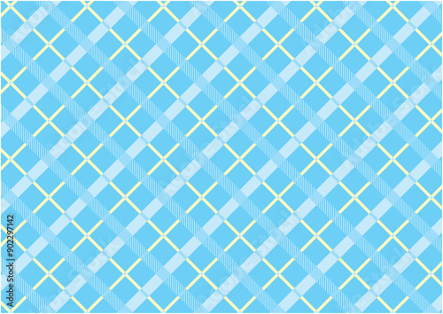 冬をイメージしたチェック柄の背景