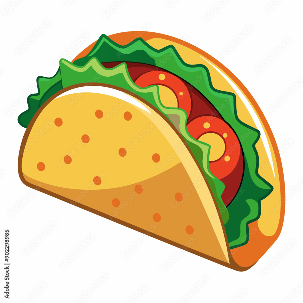 Taco Silhouette Vector Illustration Taco Silhouette Vector Illustration