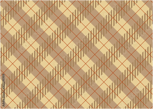 クリスマスをイメージしたチェック柄の背景