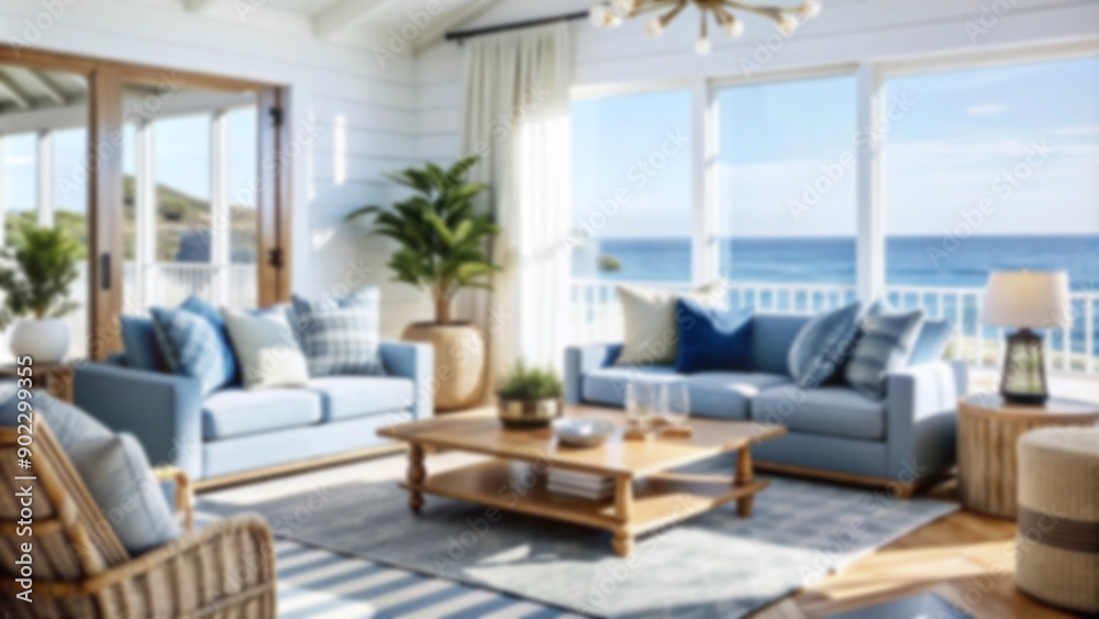 Fototapeta premium modern living room with fireplace