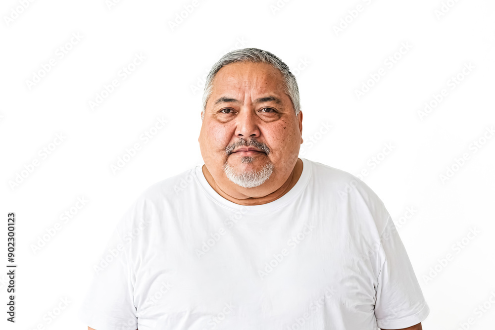 Portrait of a middle-aged man with grey hair and a goatee Portrait of a middle-aged man with grey hair and a goatee
