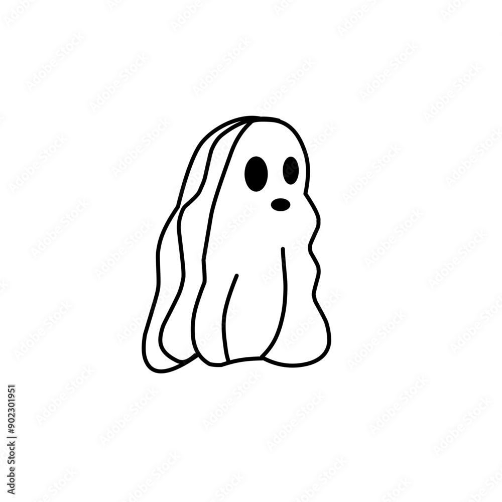 hand drawn halloween ghost hand drawn halloween ghost