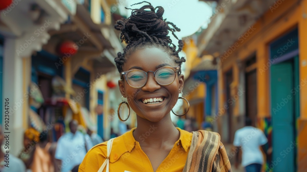 Woman in Yellow Shirt Woman in Yellow Shirt
