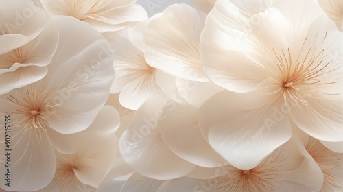 Fototapeta Naklejka Na Ścianę i Meble -  Close-up group white flowers flowers are arranged cluster Nature