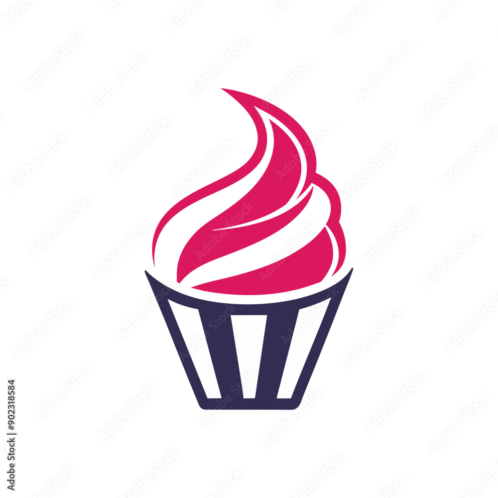 illustration of a cupcake illustration of a cupcake
