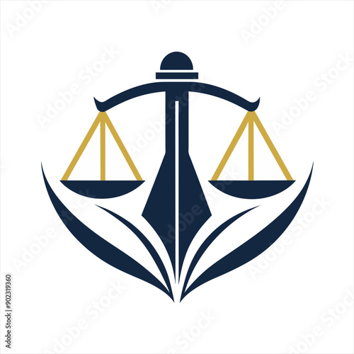 Legal law and justice icon illustration