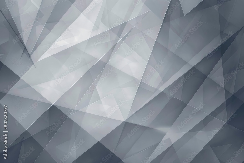 Abstract Gray Geometric Pattern with Overlapping Shapes Abstract Gray Geometric Pattern with Overlapping Shapes
