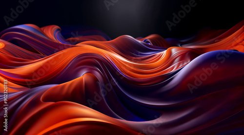  abstract fractal color backgroundwave pattern photo