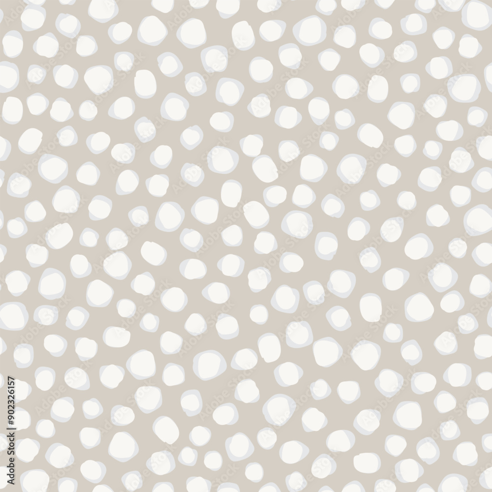 Neutral Colour Abstract Brush Strokes Seamless Pattern Design