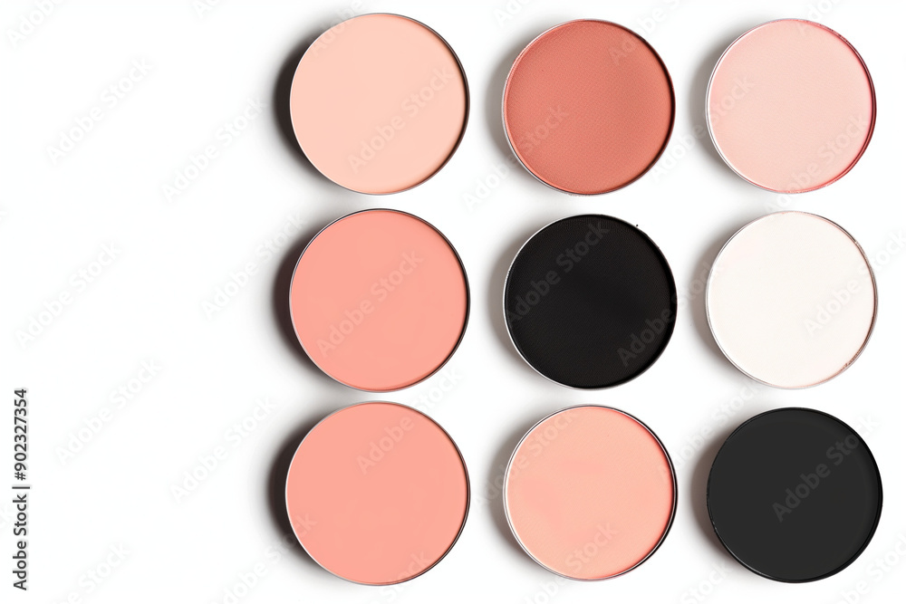 Make up powder. A minimalist abstract artwork using Pale Peach, Light Coral, Deep Black, and Pure White. Highlights color contrast and harmony, ideal for modern and refined designs. Make up powder. A minimalist abstract artwork using Pale Peach, Light Coral, Deep Black, and Pure White. Highlights color contrast and harmony, ideal for modern and refined designs.