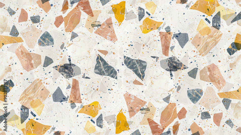 Naklejka premium marble texture background, onyx background, Colorful mosaic stones background, terrazzo marble texture,