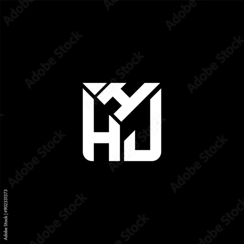 HHJ letter logo vector design, HHJ simple and modern logo. HHJ luxurious alphabet design