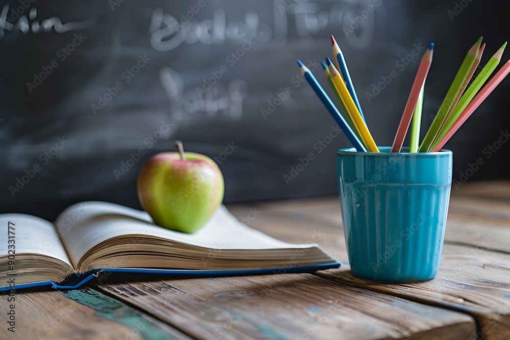 Naklejka premium Back to school