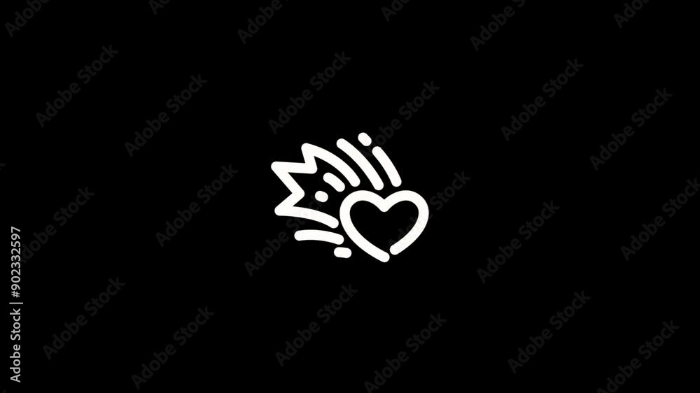 Heart or Love with Letter Animation 4k video Happy Valentine's Day Icon. Valentine Footage with Valentine Heart Letter Flat Animated.An animated arrow through a pulsating heart Heart or Love with Letter Animation 4k video Happy Valentine's Day Icon. Valentine Footage with Valentine Heart Letter Flat Animated.An animated arrow through a pulsating heart