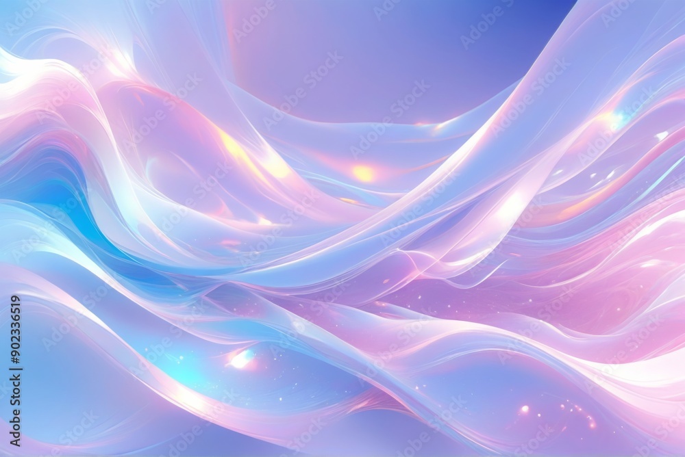 Abstract digital art piece that appears to be Holographic Backgr Abstract digital art piece that appears to be Holographic Backgr