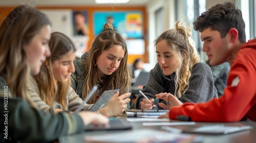 students in classroom
