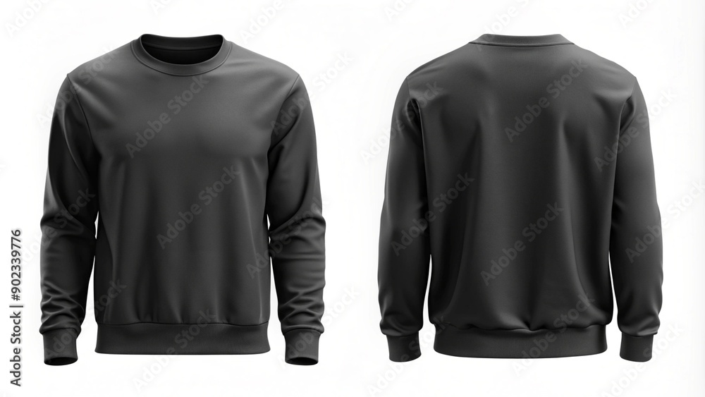 Black Blank Sweatshirt Template for Adobe Stock Photos Black Blank Sweatshirt Template for Adobe Stock Photos