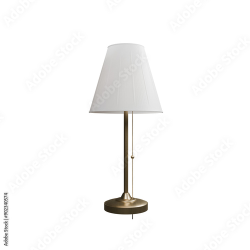 white lamp, transparent