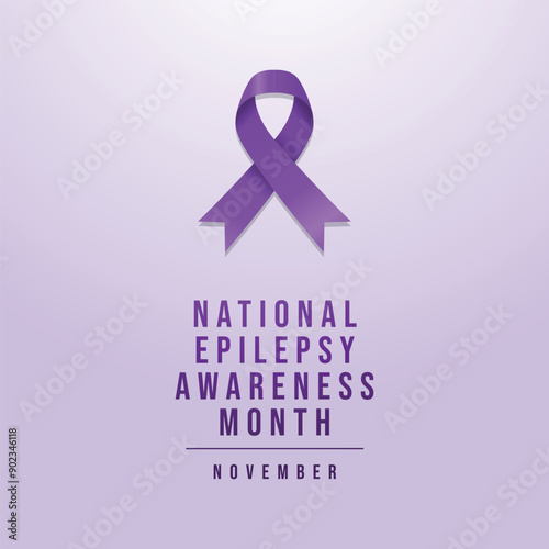 vector graphic of National Epilepsy Awareness Month ideal for National Epilepsy Awareness Month celebration.