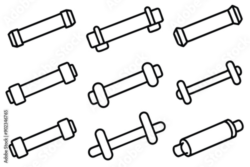 Push Up Bars Line Art Illustration Techniques Trends Inspiration