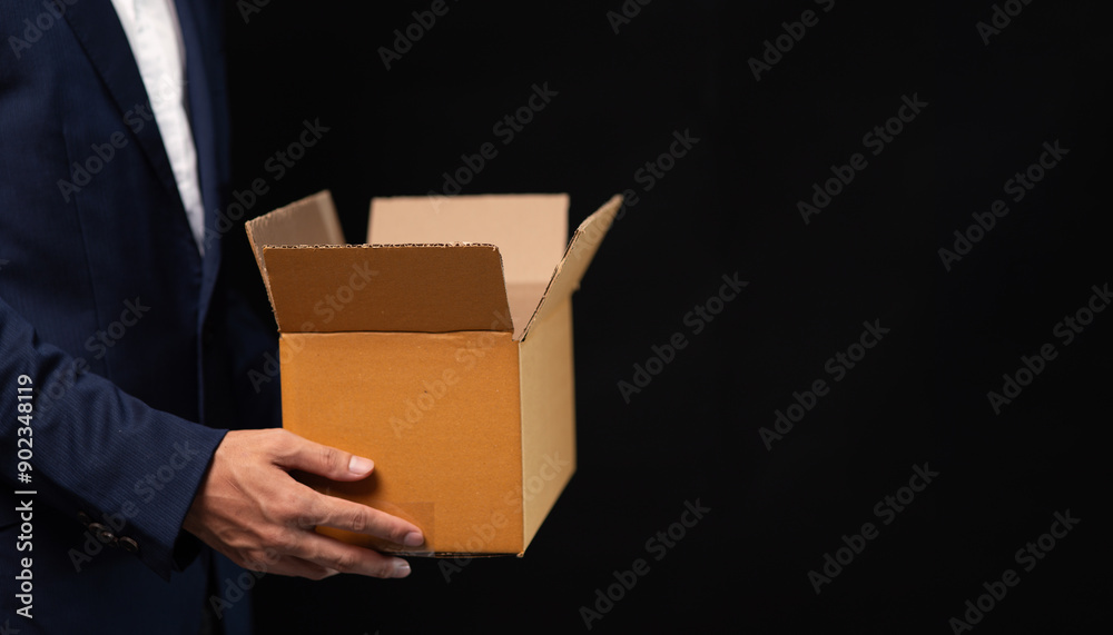 Parcel boxes, product trading concepts, freight forwarders, product packing Parcel boxes, product trading concepts, freight forwarders, product packing