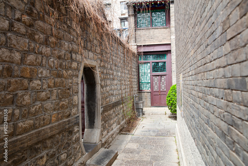 Ancient buildings in Baotu Spring, Jinan photo