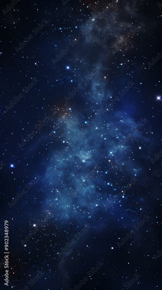 Cosmic space nebula starry sky abstract poster background with generative Cosmic space nebula starry sky abstract poster background with generative
