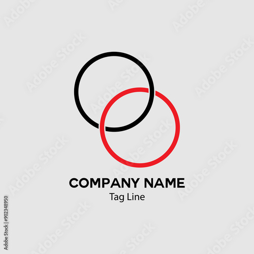 Creative colorful business company logo photo