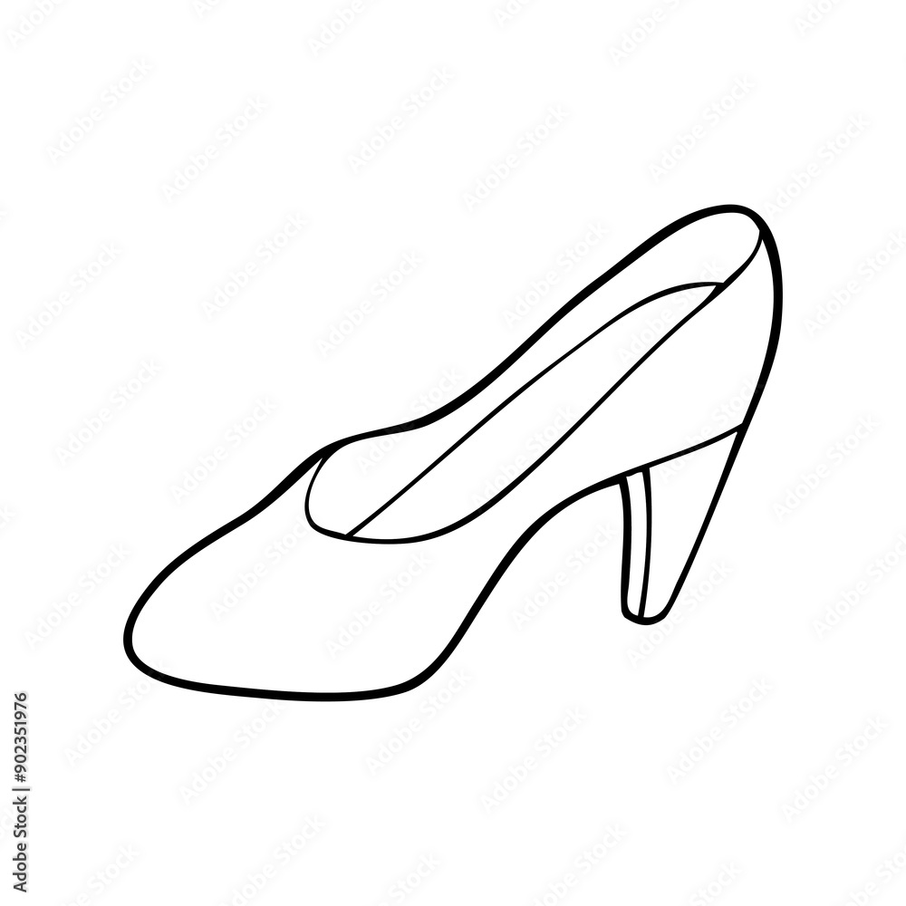 shoes outline vector illustration shoes outline vector illustration