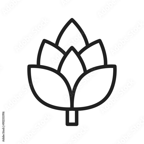 Artichoke  icon vector image. Suitable for mobile application web application and print media.